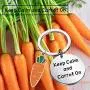 CENWA Carrot Pendant Jewelry Keep Calm and Carrot On Keychain Vegan Jewelry Vegetarian Gift Carrot Lover Gift