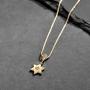 Befettly Moon Pendant Necklace 14K Gold Fill Dainty Hammered Moon Phase Gold Choker Simple Crescent Moon Full Moon Karma Circle Choker Necklace