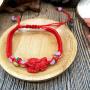 MANRUO The Best Feng Shui Red String Bracelet with Cinnabar Pi Xiu/Pi Yao Lucky Wealthy Amulet Brecelet Jewelry