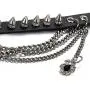 Flongo Gothic Black Rivet Leather Spiked Necklace Neckband Choker, Unisex Accent Spike Studded Punk Rock Biker Link Wide Strap Leather Collar Choker Necklace for Christmas Flongo Gothic Black Rivet Leather Spiked Necklace Neckband Choker, Unisex Accent Spike Studded Punk Rock Biker Link Wide Strap Leather Collar Choker Necklace for Christmas