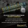 MagnetRX® Ultra Strength Sports Magnetic Bracelet - Waterproof Silicone Bracelet for Pain Relief, Circulation, Energy & Balance - Wide Magnetic Therapy Bracelet for Men & Women (Black | Standard Size) MagnetRX® Ultra Strength Sports Magnetic Bracelet - Waterproof Silicone Bracelet for Pain Relief, Circulation, Energy & Balance - Wide Magnetic Therapy Bracelet for Men & Women (Black | Standard Size)
