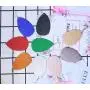 10 Pairs Lightweight Leather Earrings for Women Girls - Petal Drop Earrings Set Antique Handmade Faux Leather Jewelry for Daily Wear