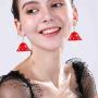 RUIZHEN Colorful Cute Mushroom Dangle Earrings Pendant Necklace Jewelry Set for Wowen Girls