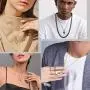 Couple Heart/Cat Necklaces, 2pcs Necklaces/Set, Black/18K Real Gold Plated 316L Stainless Steel, Mens Womens Jewelry (with Gift Box) Couple Heart/Cat Necklaces, 2pcs Necklaces/Set, Black/18K Real Gold Plated 316L Stainless Steel, Mens Womens Jewelry (with Gift Box)
