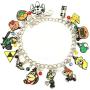 Classic Game Gaming Legend Zelda Anim Villagers Crosing Donky Kong Mario Yosh Prince peach pokemo Smash All Stars Dreamland Bracelet Gifts for Girl Woman Men