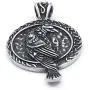 GUNGNEER Viking Raven Necklace for Men Women Odin Cow Jewelry Pagan Wiccan Pendant Stainless Steel Keel Chain Strong Amulet GUNGNEER Viking Raven Necklace for Men Women Odin Cow Jewelry Pagan Wiccan Pendant Stainless Steel Keel Chain Strong Amulet