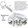 BAUNA Wolf Keychain Inspirational Gifts Throw Me to The Wolves and I Will Return Leading The Pack Motivational Keychain for Graduate Wolf Lover BAUNA Wolf Keychain Inspirational Gifts Throw Me to The Wolves and I Will Return Leading The Pack Motivational Keychain for Graduate Wolf Lover