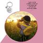 Inspirational Keychain I Want To Be Like a Sunflower So That Even On The Darkest Days Sunflowers Floral Gift Spiritual Gifts for Women(like a sunflower KR)