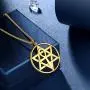Beautlace Star of David Ankh Cross Necklaces Silver/18K Gold/Black Gun Plated Round Six Point Hexagon Cross Pendant Jewelry Gifts for Men and Women KP0108 Beautlace Star of David Ankh Cross Necklaces Silver/18K Gold/Black Gun Plated Round Six Point Hexagon Cross Pendant Jewelry Gifts for Men and Women KP0108