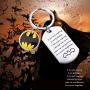 WSNANG Batman Movie Inspired Gifts DC Superhero Gifts Dark Knight Batman Keychain Batman Fans Fandom Jewelry