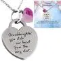 Granddaughter Jewelry Necklace Gifts - Granddaughter You Stole Our Heart Keepsake Heart Necklace Granddaughter Jewelry Necklace Gifts - Granddaughter You Stole Our Heart Keepsake Heart Necklace