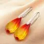 EleQueen 925 Sterling Silver CZ Teardrop Hook Dangle Earrings Made with Swarovski Crystals EleQueen 925 Sterling Silver CZ Teardrop Hook Dangle Earrings Made with Swarovski Crystals