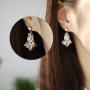 Drop Dangle Earring Crystal Earrings for Women - Women Girls Earring Elegant Designer Fashion Earrings Pretty jewelry