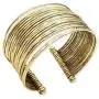 Zad Womens Metal Thin Hammered Bunch Cuff Bracelet (Gold Tone) Zad Womens Metal Thin Hammered Bunch Cuff Bracelet (Gold Tone)