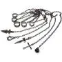 Kurapika Chains Anime Hunter x Hunter Bracelets Jewelry Props Ring Cosplay Accessories Kurapika Chains Anime Hunter x Hunter Bracelets Jewelry Props Ring Cosplay Accessories