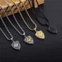 My Daily Styles Stainless Steel Mens Freemason Necklace - Masonic Symbol Pendant Necklace - 22'' Inch Chain