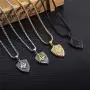 My Daily Styles Stainless Steel Mens Freemason Necklace - Masonic Symbol Pendant Necklace - 22'' Inch Chain