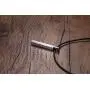 VNOX Free Engraving Tungsten Carbide Vertical Bar Pendant Necklace for Men Women,Free Chain 20''