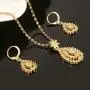 Ethiopian African Wedding Party Jewelry Set Pendant Necklace Earrings Eritrea Habesha Women Jewelry