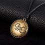 fishhook The Fifth Pentacle of Scorpion Mars Key of Solomon Protect from Evil Spirits Necklace