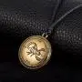 fishhook The Fifth Pentacle of Scorpion Mars Key of Solomon Protect from Evil Spirits Necklace