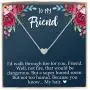 Emma Lou Friend Necklace, Stainless Steel Tiny Heart Necklace, Friendship Jewelry, Bff And Bestie Gifts for Women Emma Lou Friend Necklace, Stainless Steel Tiny Heart Necklace, Friendship Jewelry, Bff And Bestie Gifts for Women