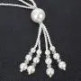 KOSMOS-LI Faux Pearl Strands Necklace for Women Colored Costume Statement Jewelry KOSMOS-LI Faux Pearl Strands Necklace for Women Colored Costume Statement Jewelry