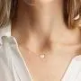 PAERAPAK Letter Initial Necklace for Women - 14K Gold Filled Tiny Heart Pendant Letter Necklace Personalized Initial Heart Charm Necklace for Her Kids Child Necklace Birthday Jewelry Gifts