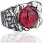 Mens Boys Stainless Steel Ring Gothic Bloody red The Devils eye Multicolor Retro Jewelry Mens Boys Stainless Steel Ring Gothic Bloody red The Devils eye Multicolor Retro Jewelry