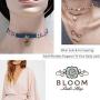 Olbye Patriotic Necklace Choker USA Charm Necklace Jewelry for Women and Girls Simple Minimalist Necklace