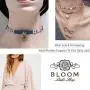 Olbye Patriotic Necklace Choker USA Charm Necklace Jewelry for Women and Girls Simple Minimalist Necklace