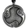 Pewter Eolh Algiz Rune of Protection Pendant Necklace Pewter Eolh Algiz Rune of Protection Pendant Necklace
