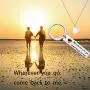 ENSIANTH Boyfriend Gift Wherever You Go Come Back to Me Keychain Moving Away Gift Couples Jewelry College Graduation Gift ENSIANTH Boyfriend Gift Wherever You Go Come Back to Me Keychain Moving Away Gift Couples Jewelry College Graduation Gift