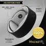 MagnetRX® Ultra Strength Sports Magnetic Bracelet - Waterproof Silicone Bracelet for Pain Relief, Circulation, Energy & Balance - Wide Magnetic Therapy Bracelet for Men & Women (Black | Standard Size) MagnetRX® Ultra Strength Sports Magnetic Bracelet - Waterproof Silicone Bracelet for Pain Relief, Circulation, Energy & Balance - Wide Magnetic Therapy Bracelet for Men & Women (Black | Standard Size)