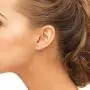Freshwater Cultured Pearl Earrings for Women White Button Studs with 925 Sterling Silver - THE PEARL SOURCE Freshwater Cultured Pearl Earrings for Women White Button Studs with 925 Sterling Silver - THE PEARL SOURCE