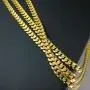 Fashion kimi2 NA313-Vacuum Coating 18k Gold Filled Women Men Chain Classic Necklace Jewelry 5mm