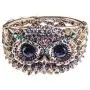 Alilang Owl Face Bracelet Antique Bird Crystal Rhinestone Costume Cuff Bangle Alilang Owl Face Bracelet Antique Bird Crystal Rhinestone Costume Cuff Bangle