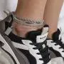 Tag Anklets Set for Teen 8 Pcs Bracelets Layered Anklets 14 K Gold Plated Summer Anklets Women Men Boys Girls Foot Jewelry Tag Anklets Set for Teen 8 Pcs Bracelets Layered Anklets 14 K Gold Plated Summer Anklets Women Men Boys Girls Foot Jewelry