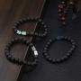 Suyi Lava Rock Bracelet Men Yoga Bracelets for Women 3Pcs Essential Oil Diffuser Stone Jewelry