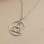 CENWA Hermetic Seal of Light Symbol Alchemy Jewelry Alchemy Elixir of Life Symbol Charm Pendant Jewelry Alchemy Symbol Pendant Necklace