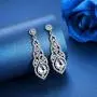 mecresh Teardrop Crystal Chandelier Dangle Earrings for Women in Silver Gold Black Champagne Red mecresh Teardrop Crystal Chandelier Dangle Earrings for Women in Silver Gold Black Champagne Red