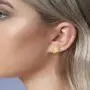 Annie & Kevin 925 Sterling Silver Sunflower Anklets/Bracelets/Necklaces/Earrings/Jewelry Set/Yellow Gold Plated CZ Flower with Jewelry Gift Box for Women