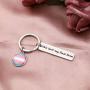 BAUNA LGBTQ Transgender Pride Key Chain Trans Flag Gift This Isn’t My Final Form Gay Pride Jewelry Gift