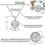 EVEVIC Swarovski Crystal Heart Pendant Necklaces for Women 14K Gold Plated Dainty Necklace Jewelry EVEVIC Swarovski Crystal Heart Pendant Necklaces for Women 14K Gold Plated Dainty Necklace Jewelry