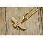 PJ Jewelry Mens Farvahar Ahura Mazda Zoroastrian Persian Achaemenian Pendant Stainless Steel Iran Symbol Gift