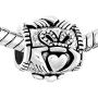 Charmed Craft Sterling Silver Celtic Friendship Claddagh Charms Beads Jewelry Fit Pandora Charm Bracelet
