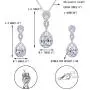 EVER FAITH Wedding 8-Shape Zircon Jewelry Set Austrian Crystal EVER FAITH Wedding 8-Shape Zircon Jewelry Set Austrian Crystal