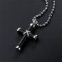 Virginia-CO Stainless Steel Cross Urn Necklace Pendant Memorial Ash Keepsake Jewelry for mom & dad