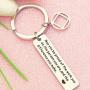 SEIRAA You Make a Difference Keychain Recovery Gifts Alcoholics Anonymous Addiction Recovery Jewelry Recovery Symbol Sponsor Gift