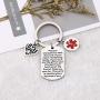 WSNANG EMT Gift Emergency Medical Technician Jewelry Your Kind Spirit Will Touch All of The Lives of Those You Care for Keychain Paramedic Gift Medical Technician Gift
